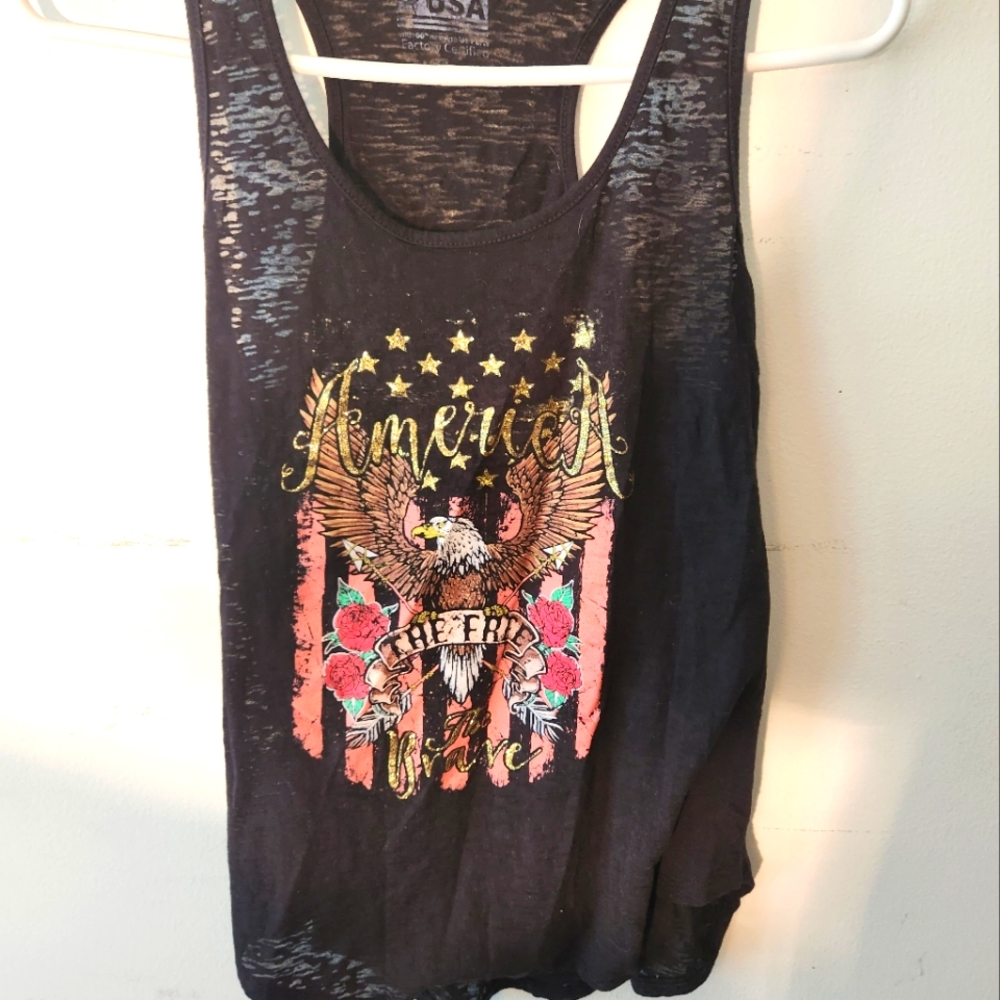 Made in the USA womens top size Large